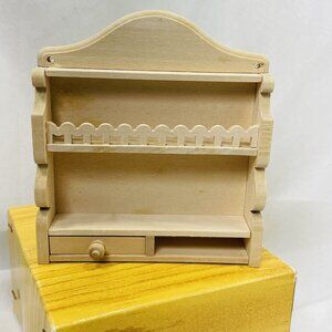 Bodo Hennig Dollhouse 232 Wandregal With Only One Drawer Original Box Wall Shelf
